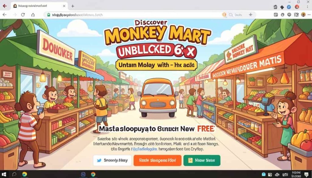Monkey Mart Unblocked 6x – Instant Play Online, Zero Ads 9 monkey mart unblocked 6x
