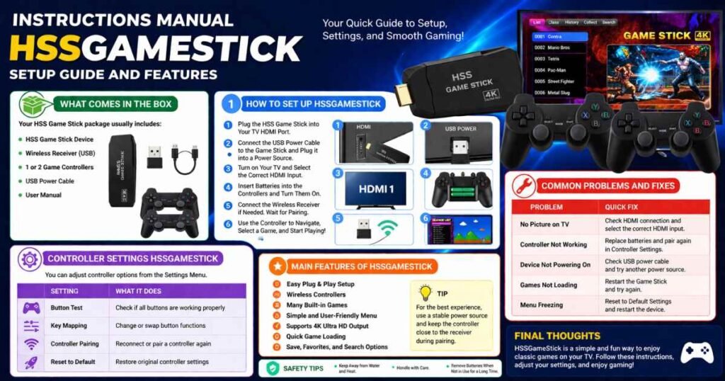instructions manual hssgamestick