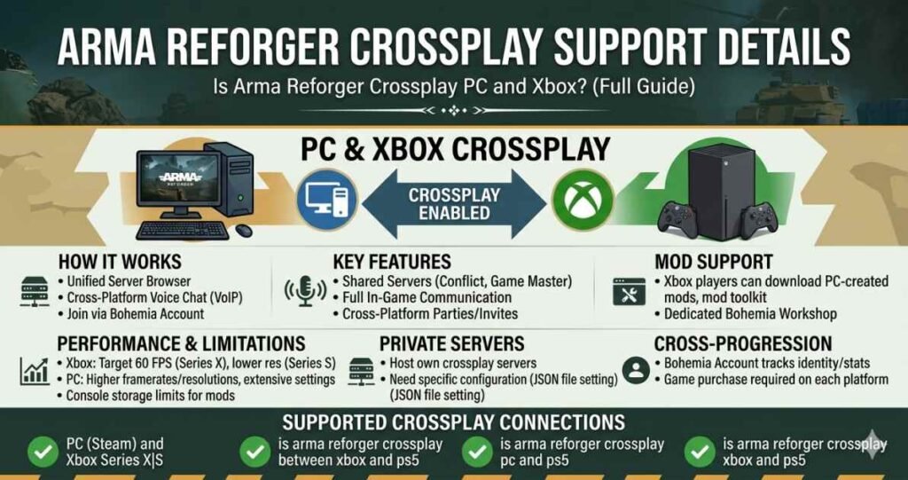 is arma reforger crossplay