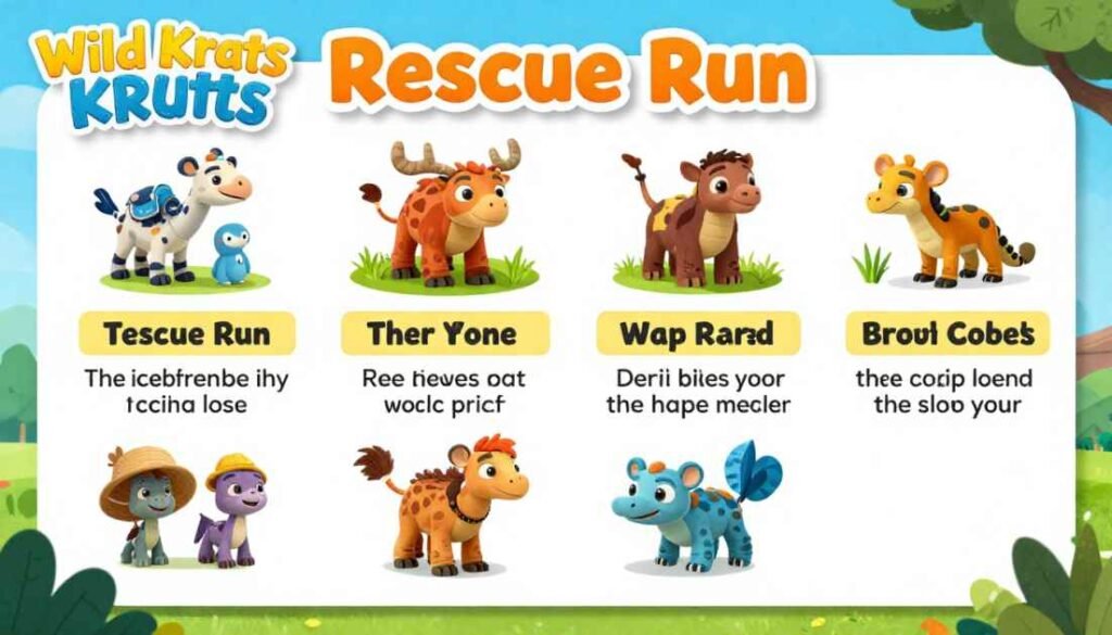 wild kratts rescue run