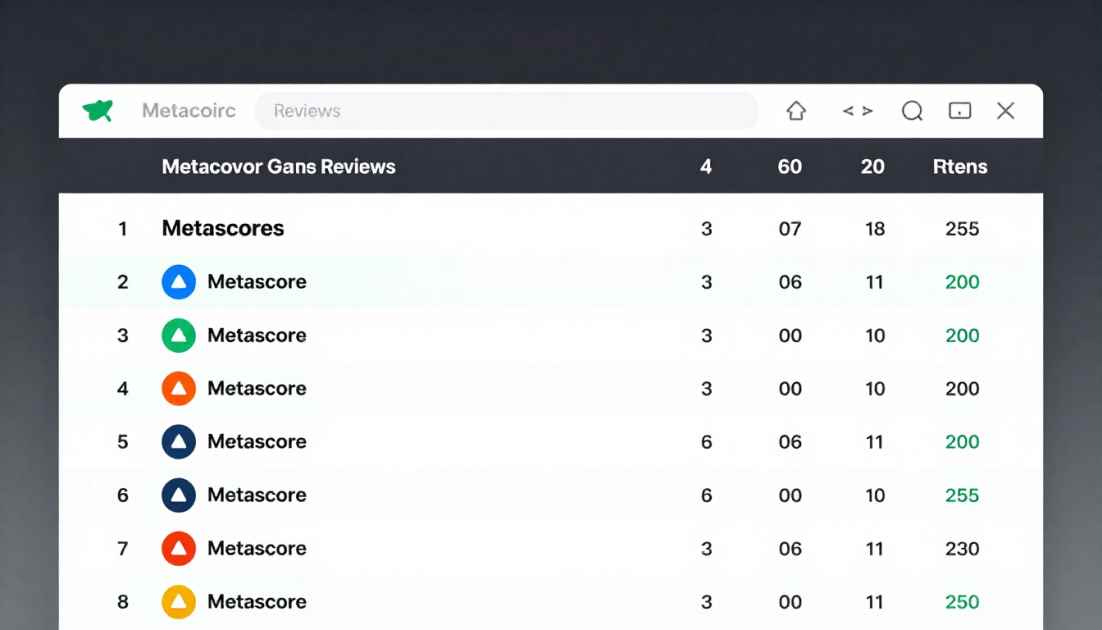 Metacritic Games Reviews and Metascores