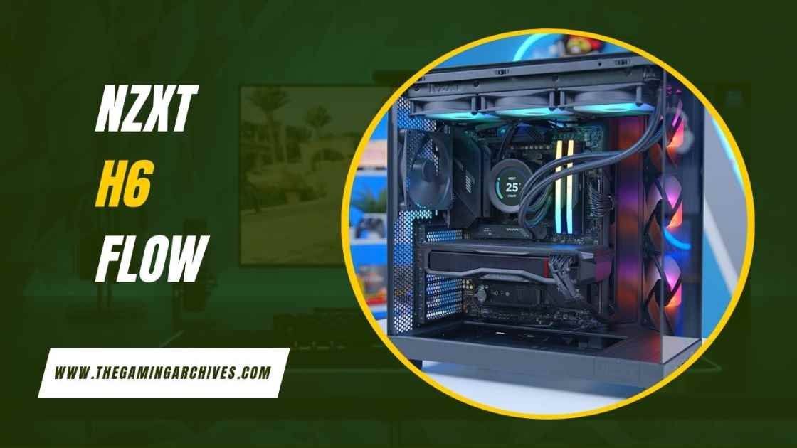 NZXT H6 Flow Compact Airflow Gaming PC Case