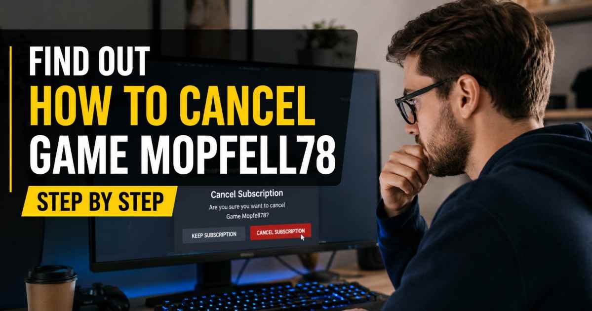Find Out How To Cancel Game Mopfell78 Step By Step