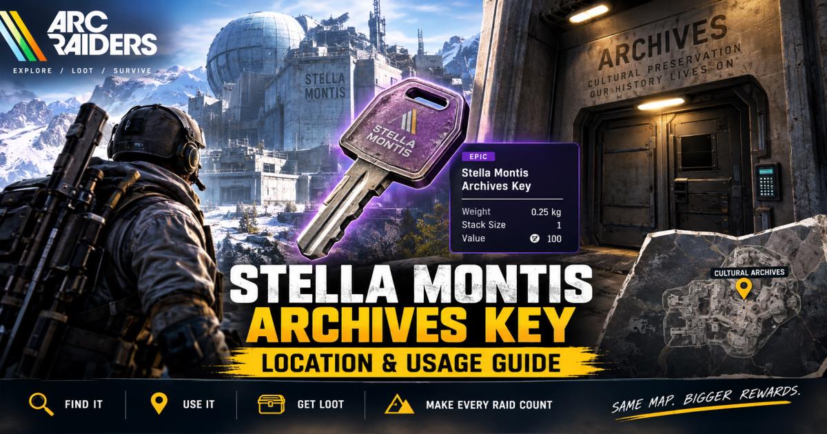 Stella Montis Archives Key Location & Usage Guide 1 Stella Montis Archives Key Location & Usage Guide